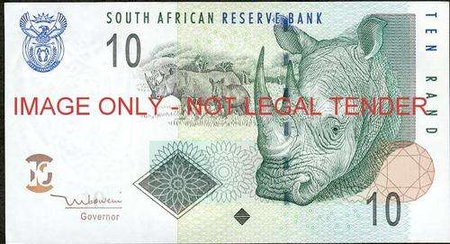 TT Mboweni Second Issue Prefix AA 4214583 to 4214685 i.e. 100 notes with sequential numbers with Res