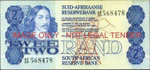 GPC de Kock First issue Two Rand Prefix A4/28 568478 vf condition