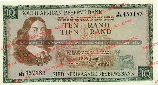 TWdeJongh 1st issue  R10  C163   unc condition