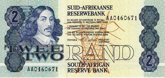 CL Stals First iIssue Two Rand Prefix AA  unc condition