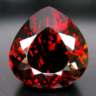 *** 71.24ct *** - Imperial Topaz Pear cut Dark Reddish Brown VVS- GISA CERTIFIED (R60145.00)