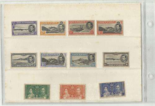 Ascension U/M stamps...Please see pics...