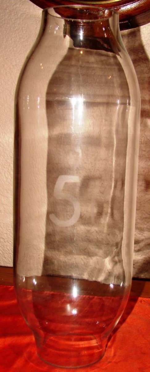 Big thick glass Silinder-Not sure to use for what-marked 5 (