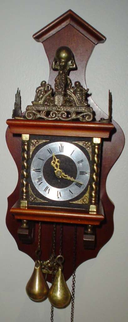 Wow!..antique Zaanse Dutch Wall Clock mechanism maker Albert Schwab, Regular-Karelsruhe-West Germany