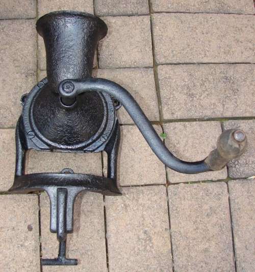 Vintage cast iron No 3 Lovelock-London Coffee Grinder-In working order