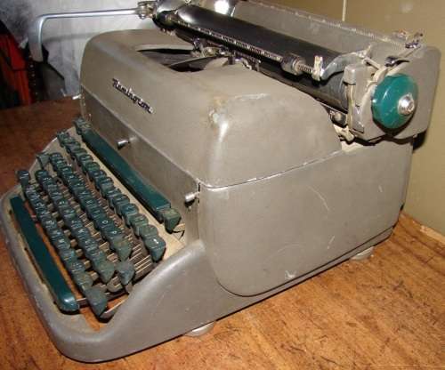 Antique Remington Rand-Made in USA Typewriter