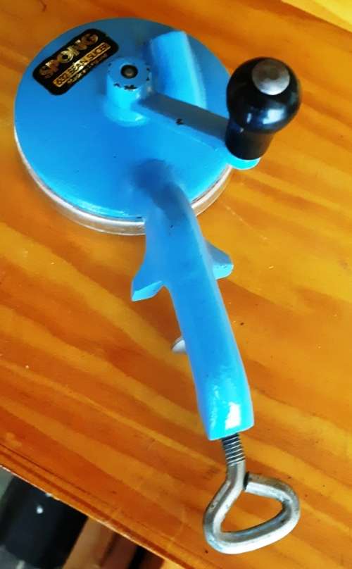 Blue Spong 632 Bean Slicer - Made in England in original good condition and working