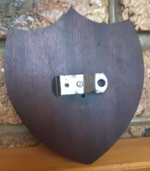 Border duty/war SWA Caprivi Copper and wooden memorabilia shield