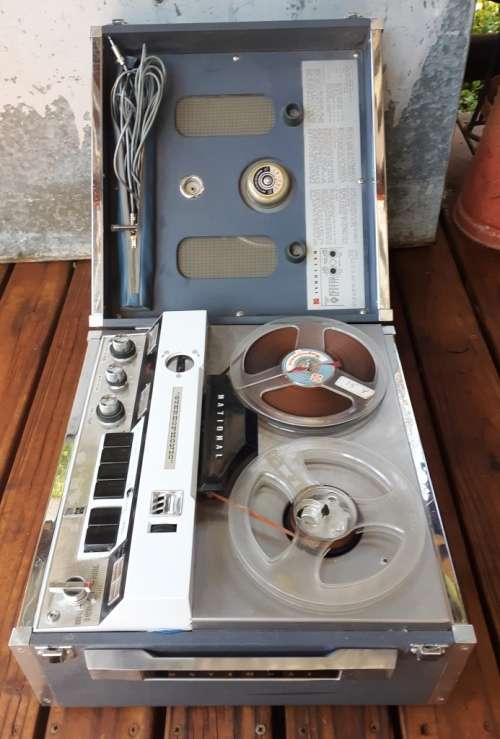 Vintage National Stereophonic Matsushita model RS-772 recorder-made in Japan-complete and working