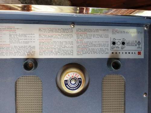 Vintage National Stereophonic Matsushita model RS-772 recorder-made in Japan-complete and working