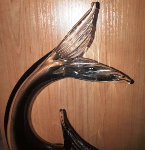 Stunning 1,75 kg`s Murano Glass fish-Height 31 cm-mint condition-no cracks/chips