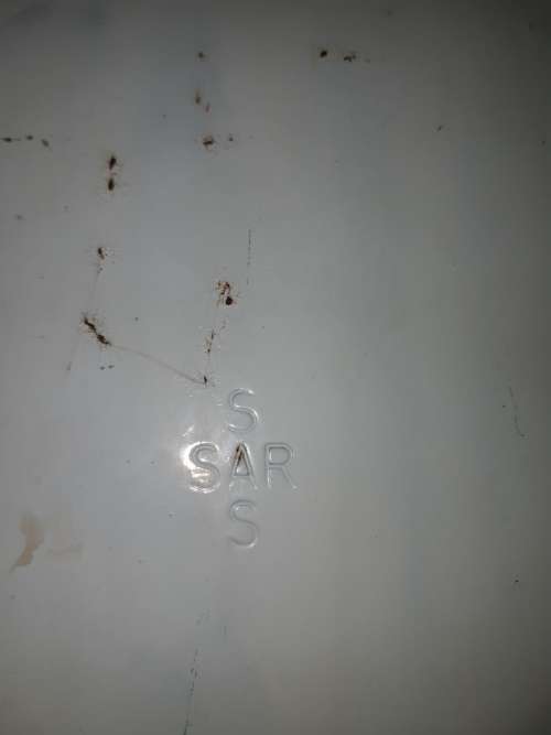 Vintage SA Railway Services SARS red one way Railway signal Lantern with inside  burner