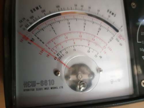 Vintage Kyoritsu KEW 6610 Multi Tester Volt Meter in original box