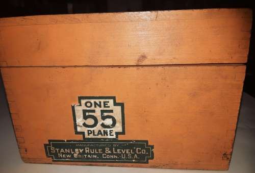 Wow! Stanley "One 55 Plane" in excellent condition in original box with manual and extra tools