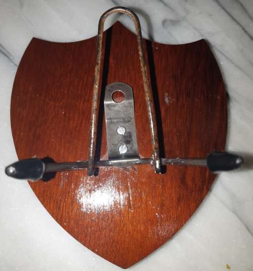 Kersfees 1978 Greetings-SWA Border War Caprivi Copper Plague on wooden base