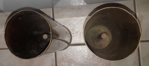 Vintage 90 mm Brass canon shell 1979- the 1980 was sold