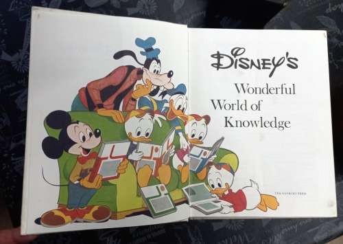 Disney`s Wonderful World of Knowledge - (15 volume set) hardcover-January1, 1971, Danbury Press