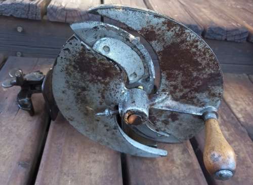 Antique early 1900`s Sterling Meat Cutter - Complete and in working order