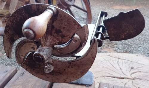 Antique early 1900`s Sterling Meat Cutter - Complete and in working order