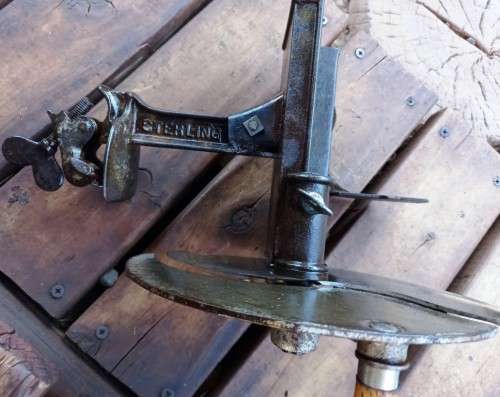 Antique early 1900`s Sterling Meat Cutter - Complete and in working order