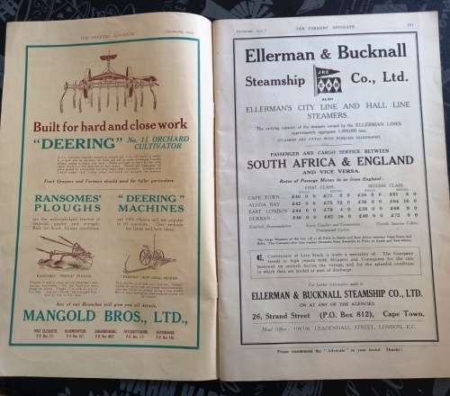 2 x Copies of "Farmers Advocate" an Agriculture Magazine/newspaper 1924 and 1931