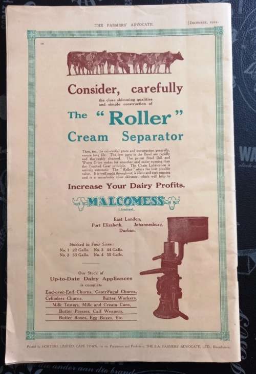 2 x Copies of "Farmers Advocate" an Agriculture Magazine/newspaper 1924 and 1931