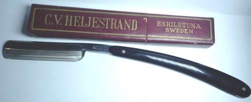 Antique C.V. Heljestrand Eskilstuna Sweden MK no 7 Cut Throat Knife -never used in box-free shipping