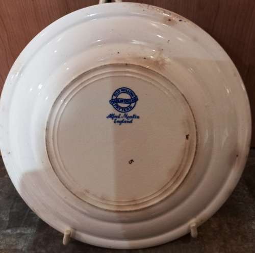 Old Willow Pattern England  Blue Alfred Meakin Plate-D 22.5