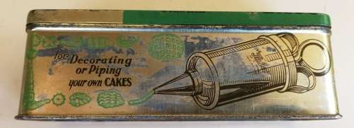 Vintage 1950`s good quality `Tala` Syringe for Cake Decorating-Made in England-in tin box