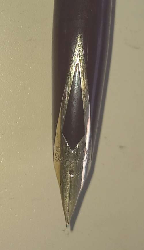 Vintage Scheaffer`s Fountain Pen made in USA- with 14 ct gold plated nib