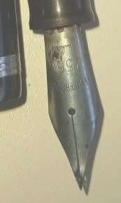 Vintage Esterbrook Marble Fountain Pen - nib marked 2556