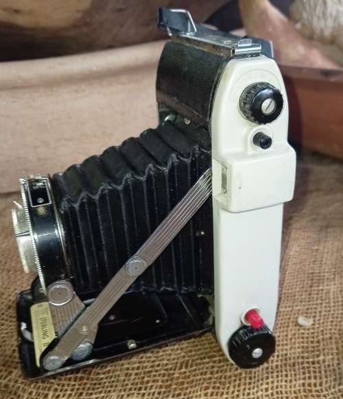 Vintage Kodak Sterling II folding Camera  with Anaston 105mm f4.5 lens and Pronto Shutter-good