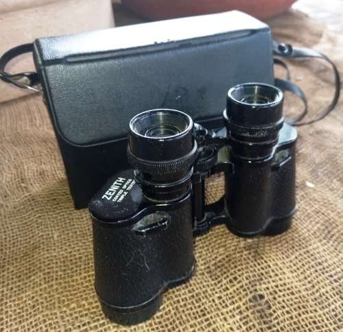 Vintage Zenith Coated Opticts-triple tested 8 x 30 Binoculars with carry box