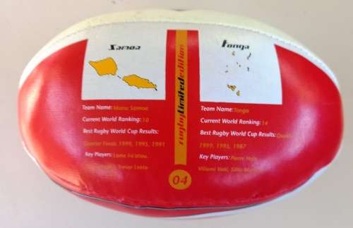 World Cup Rugby 2007 Coca Cola/Steers Ruby Limited Edition Soft Rugby Ball-Good condition