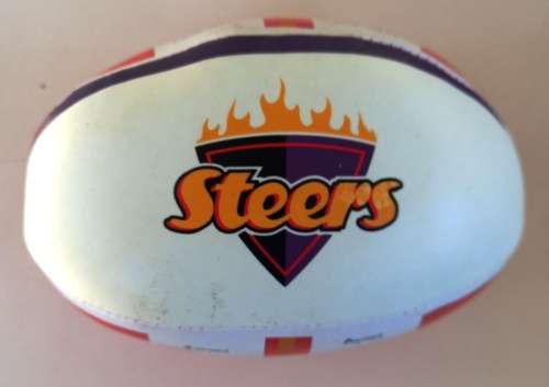 World Cup Rugby 2007 Coca Cola/Steers Ruby Limited Edition Soft Rugby Ball-Good condition