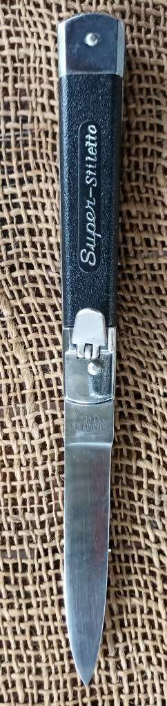 Vintage Italian Super-Stiletto `flick` automatic open knife in very good condition- L 20 cm open