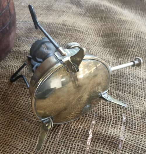 Vintage 1950`s small Optimus 96 - Made in Sweden brass camping Primus-fold in feet