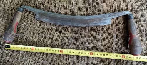 Rare vintage Draw Knive (wood peeler).Length 45 cm