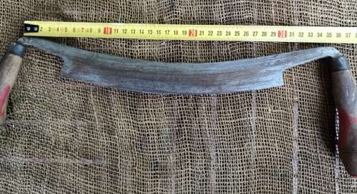 Rare vintage Draw Knive (wood peeler).Length 45 cm