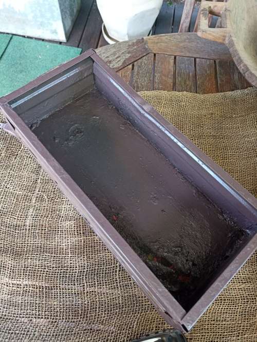 Vintage Red `Strike` Metal Fiat Tractor and Wagon