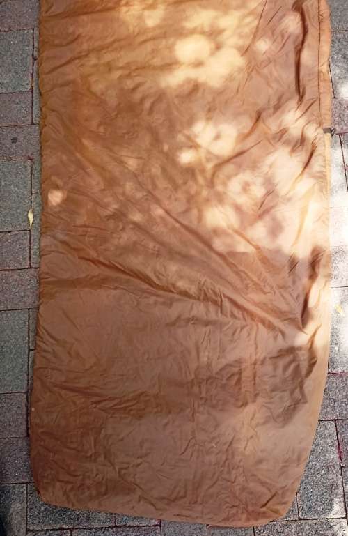 Big Old SADF military sleeping bag in good condition with head cover and carry bag