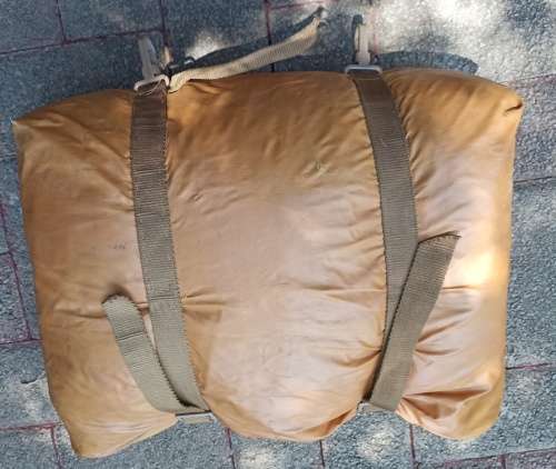 Big Old SADF military sleeping bag in good condition with head cover and carry bag