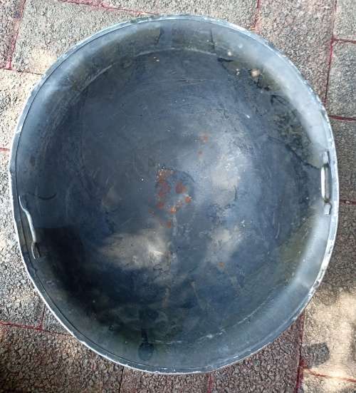 Old SADF "Staaldak" hard Metal Helmut without inner