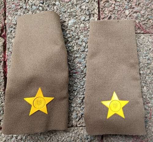 Old SADF 2nd Lt  Tupper rank sleeves from the late 1960`s