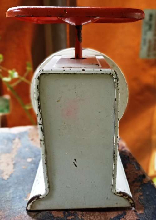 Rare vintage Way Rite 25Lb by ounces HouseScale-Hanson scale Co Chicargo USA-working order H 23 cm