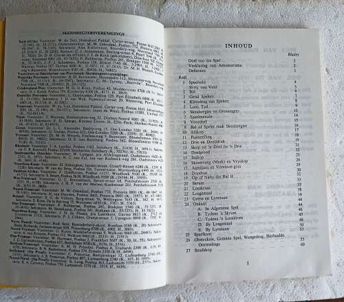 SA Laws of the Game of Footbal (As framed by International Rugby Footbal Board)-1974
