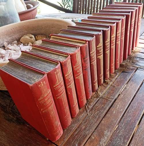 15 Copies of `CJ Langenhoven-Versamelde Werke` Vol I - XVI (Vol XV-missing-the 16th one)