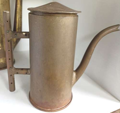 Set of 3 unique ornamental pieces made by solders on border during border war 1970`s (cannon shells)