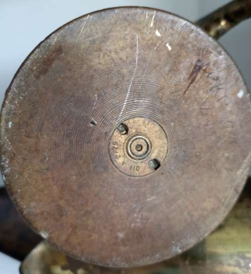 Set of 3 unique ornamental pieces made by solders on border during border war 1970`s (cannon shells)