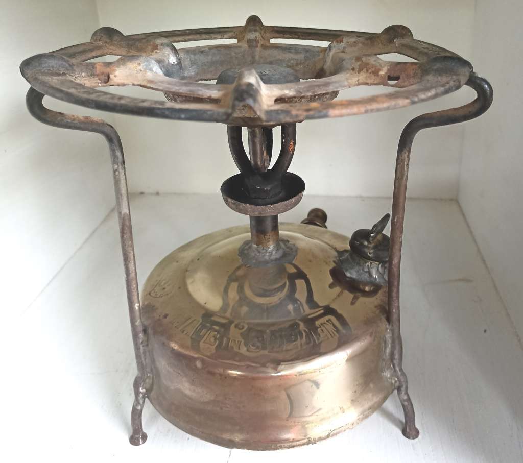 Vintage Radius No: 1. S:or. Brass Primus Stove-Made by A.B. Radius, Stockholm Sweden-working